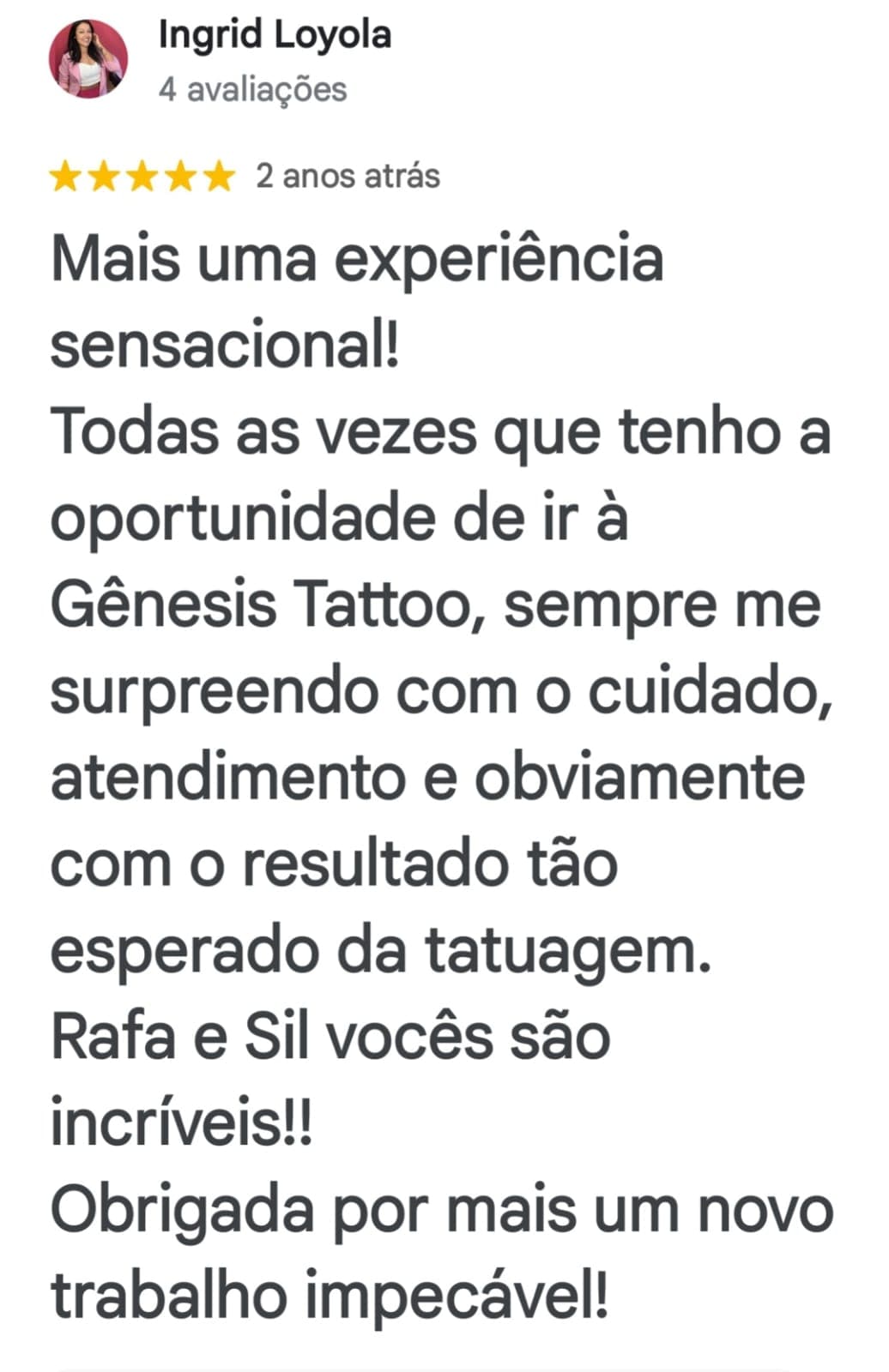 Depoimento cliente 8