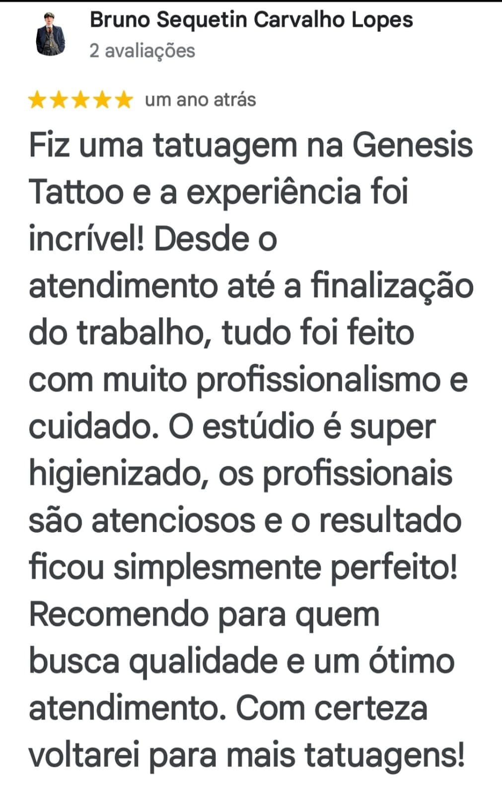 Depoimento cliente 15